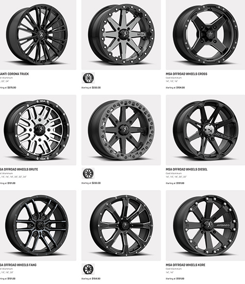 Brainerd Custom Wheel Rims